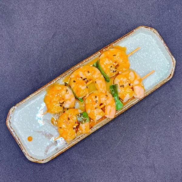 Kushiyaki de gambas (2u)