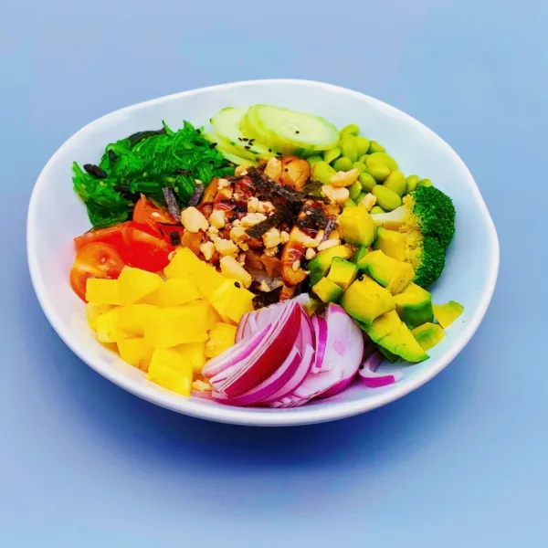 Chicken teriyaki poke bowl