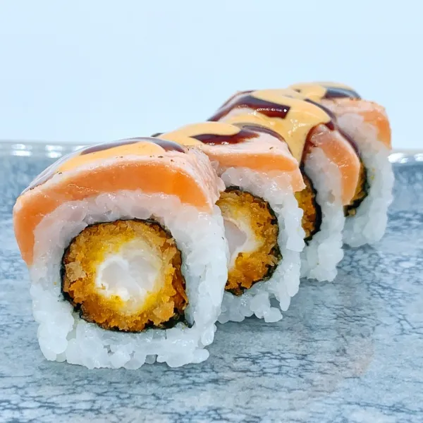 Salmón fry roll