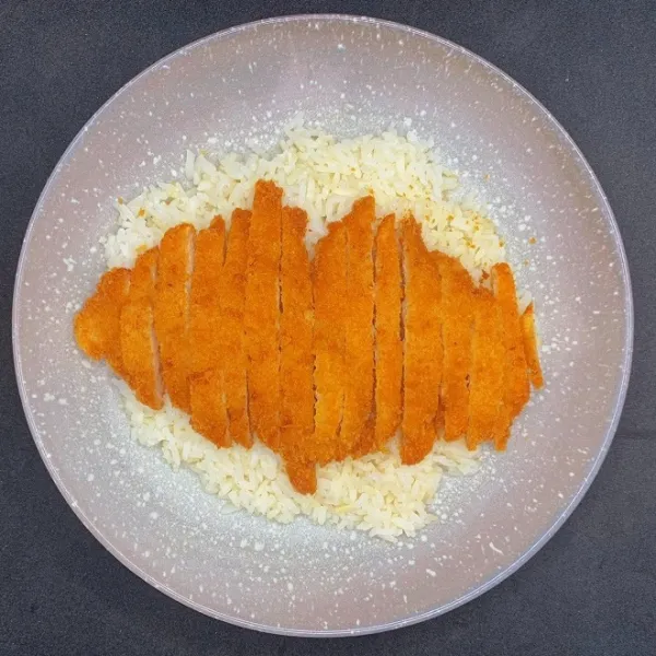 Arroz con pollo crispy