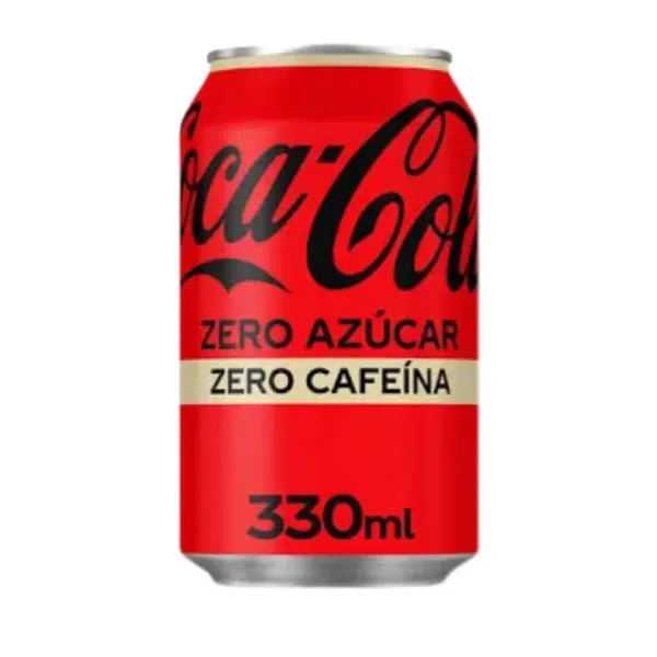 Cocacola zero azúcar zero cafeína +1€