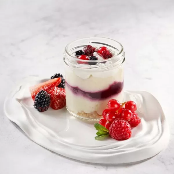 Vasito de tarta de queso